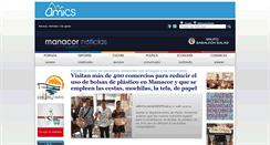 Desktop Screenshot of manacornoticias.com